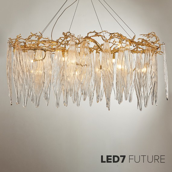 Ritz - Icicle Circle Chandelier